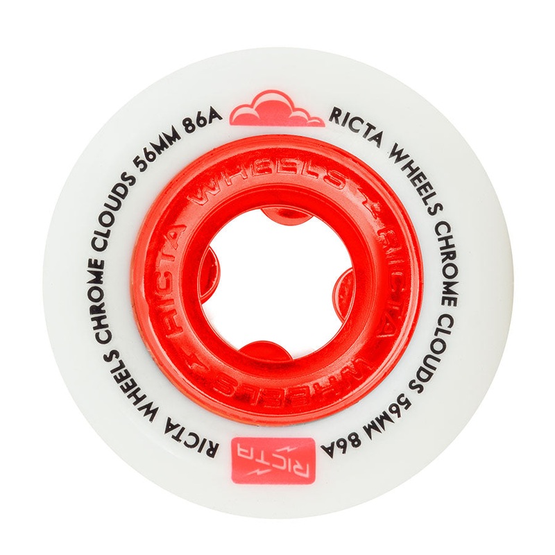 Ricta – 56MM 86A Chrome Clouds Skateboard Wheels