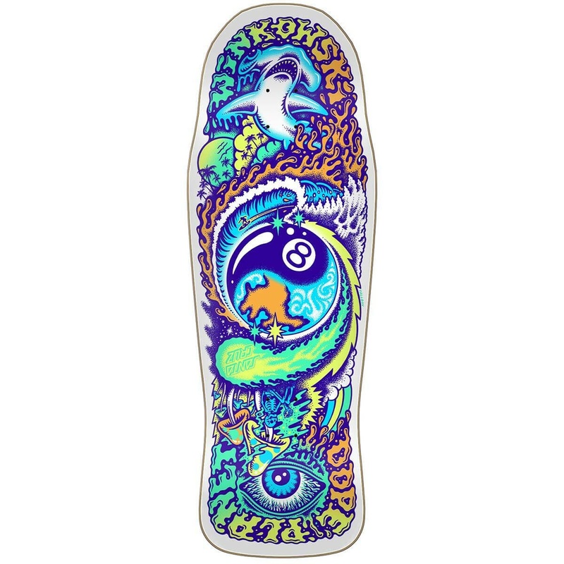 Santa Cruz – Erick Winkowski Dope Planet VX White 10.34 Skateboard Deck