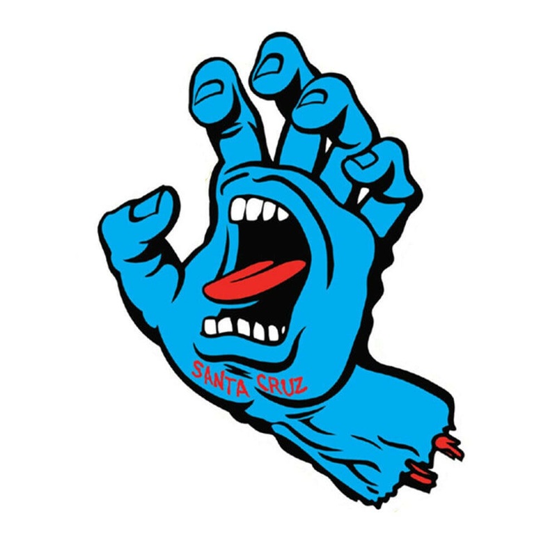 Santa Cruz – Screaming Hand 4″ Sticker