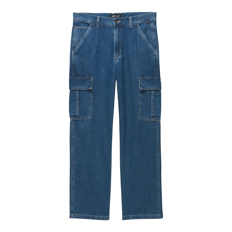 Vans Service Cargo Loose Denim Pant, vintage indigo vintage indigo 26″