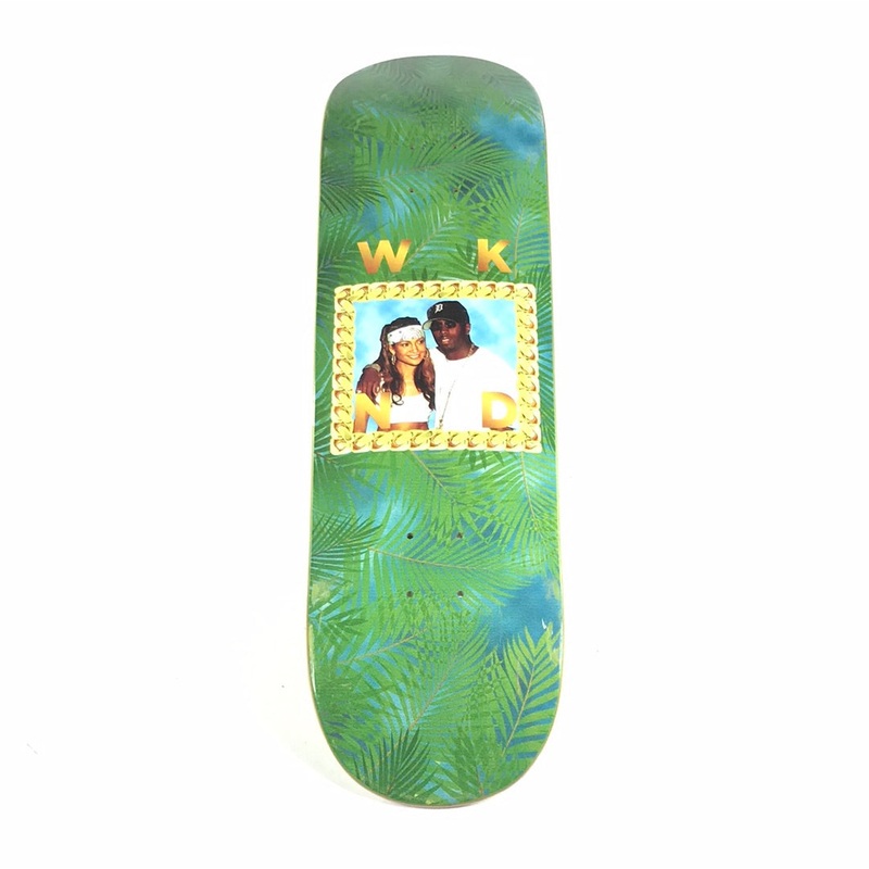 WKND Celebrity Couples J-LO/Puff Daddy Tropical 8.38 Skateboard Deck 8.38″