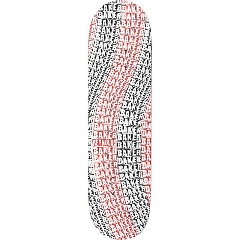 Baker Deck AR Wavy Black/Red 8.25
