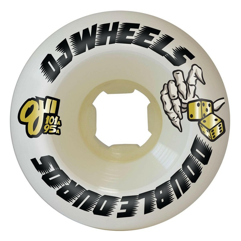 OJ – Double Duro White Gum Mini Combo 53MM 101A/95A Skateboard Wheels