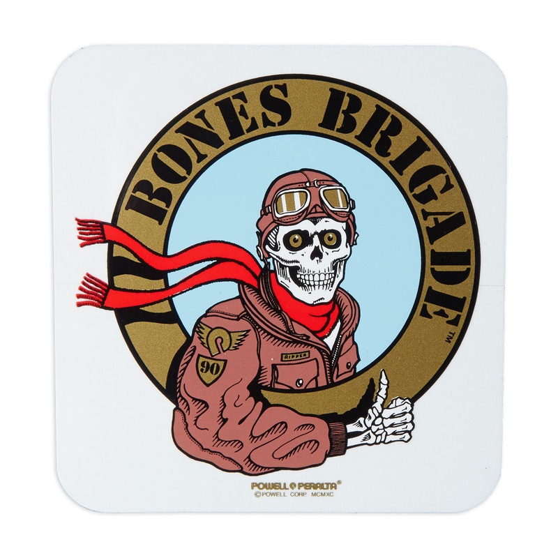 Bones Brigade Ripper Pilot Sticker – Metallic