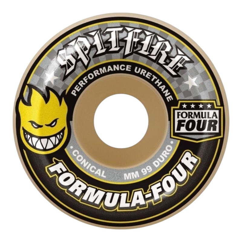 Spitfire Wheels Formula Four 54mm 99d Conical 54mm White
