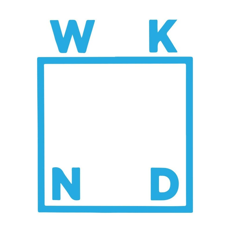 WKND – Logo Blue 3″ Sticker