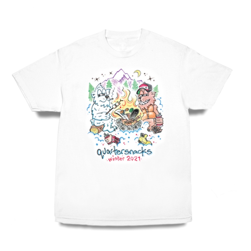 Winter 2021 Airbrush Tee – White M