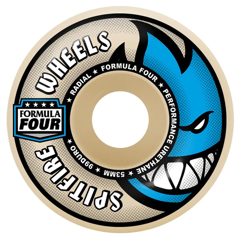 Spitfire formula 4 radial wheels 99duro 52mm