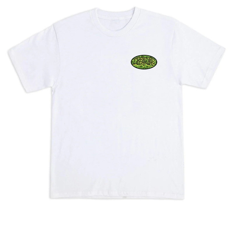 Creature Tee Crash and Burn White Large