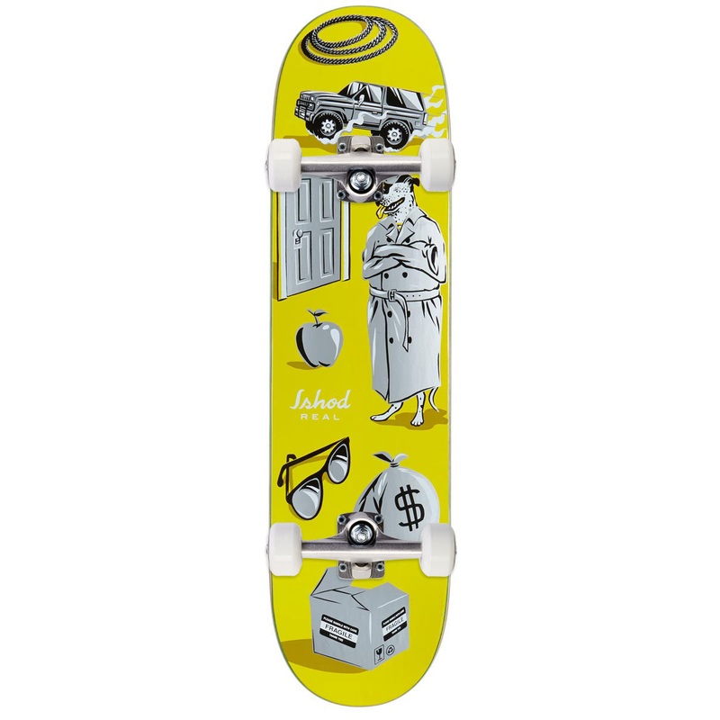 Real Ishod Revealing Skateboard Complete – Yellow – 8.06″