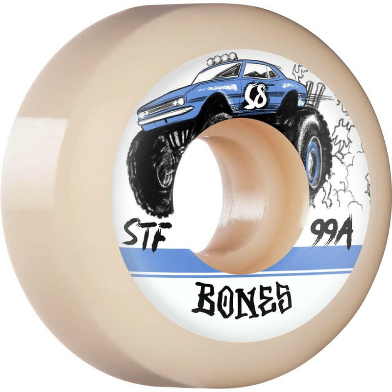 Bones – Big Rigs 58MM 99A V5 Sidecut STF Skateboard Wheels