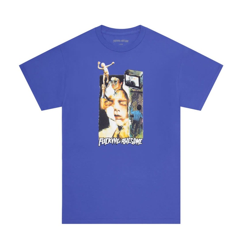 Peligroso Tee – Neon Blue S