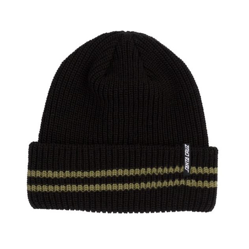 Santa Cruz Beanie Pit Black/OD Green Shoreman