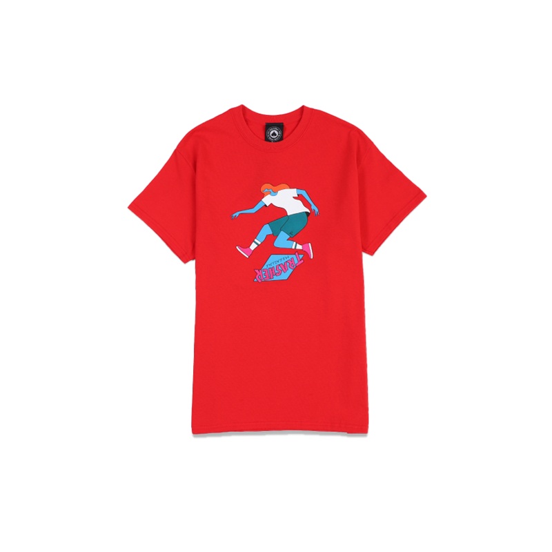 Thrasher Trasher Tre Mens T-Shirt Red Small Red