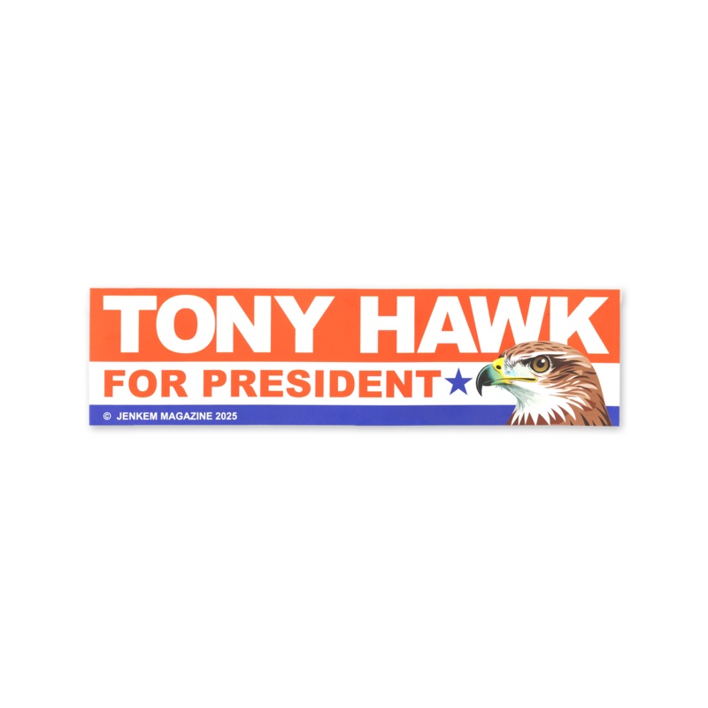 Hawk 4 Prez Bumper Sticker