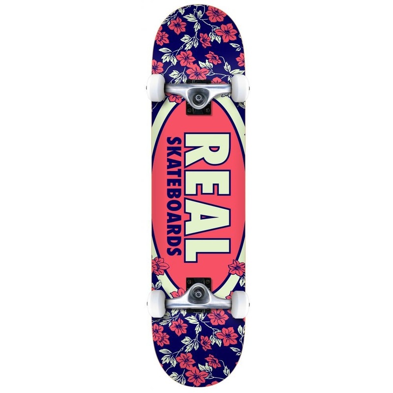 Real Oval Blossoms Complete Skateboard – 7.75″