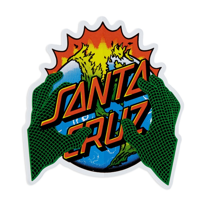 Santa Cruz Kendall End Of The Dot Vinyl Sticker – Multi