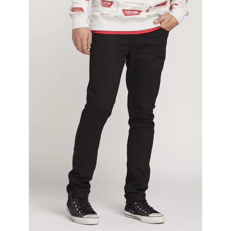 Volcom 2X4 denim – Black on Black Black 32