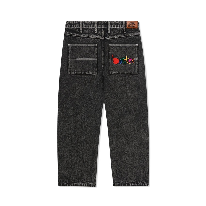 Butter Goods – Art Denim Jeans (Washed Black) Washed Black 28
