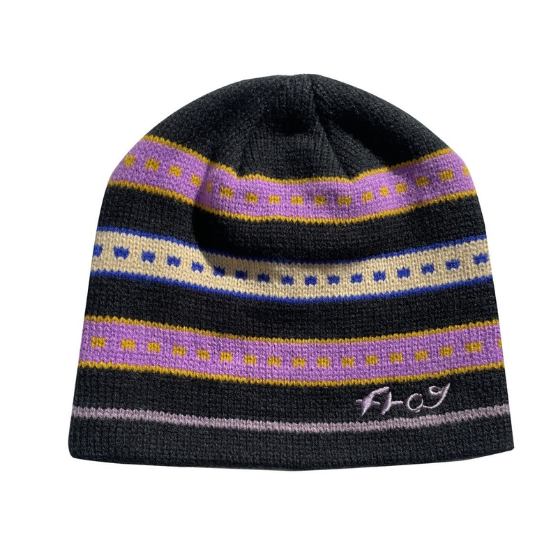 Lost Beanie – Black/Purple