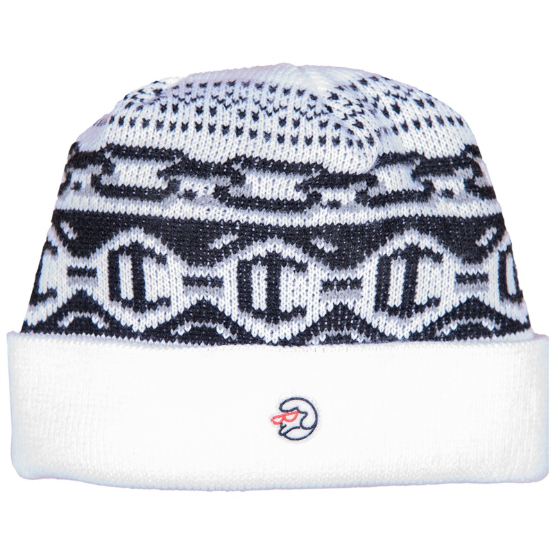 Chain Premium Beanie – White