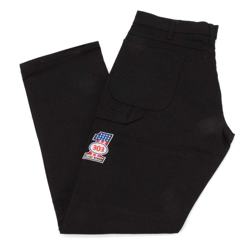 303 Boards – 303 X Dickies Class Winner Carpenter Pants (Black) Black 28×32