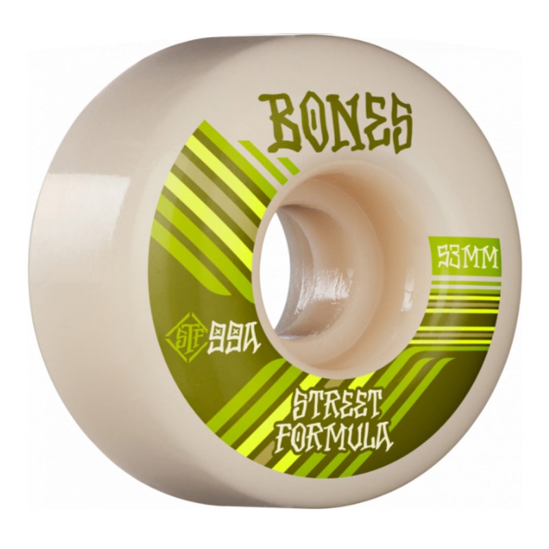 Bones – 53MM 99A Retros V4 Wide STF Skateboard Wheels