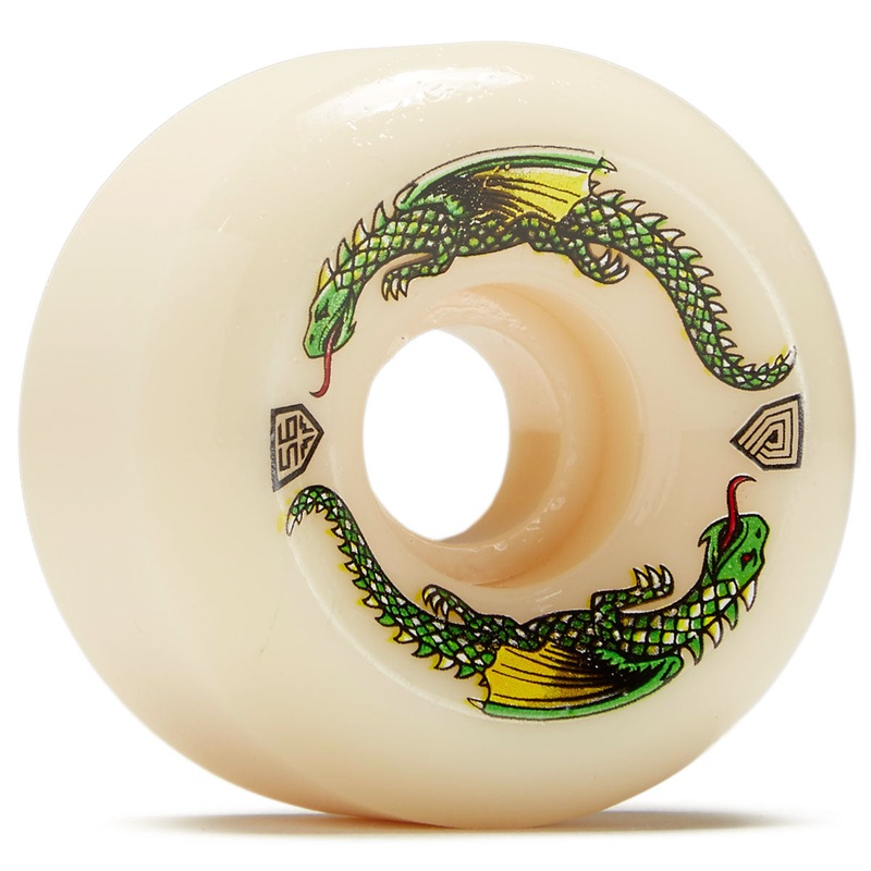 Powell-Peralta Dragon Formula 93A Skateboard Wheels – Off White – 56mm