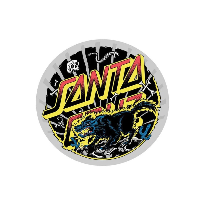 Santa Cruz – Kendall Wolf Dot 4″ Sticker