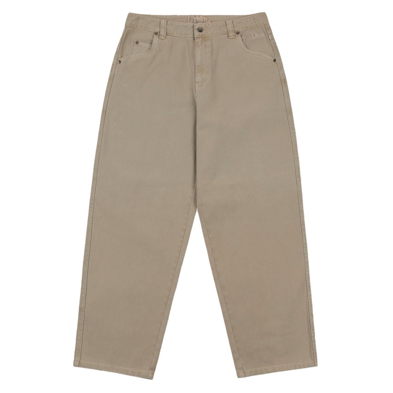 Baggy Denim Pants – Khaki XS
