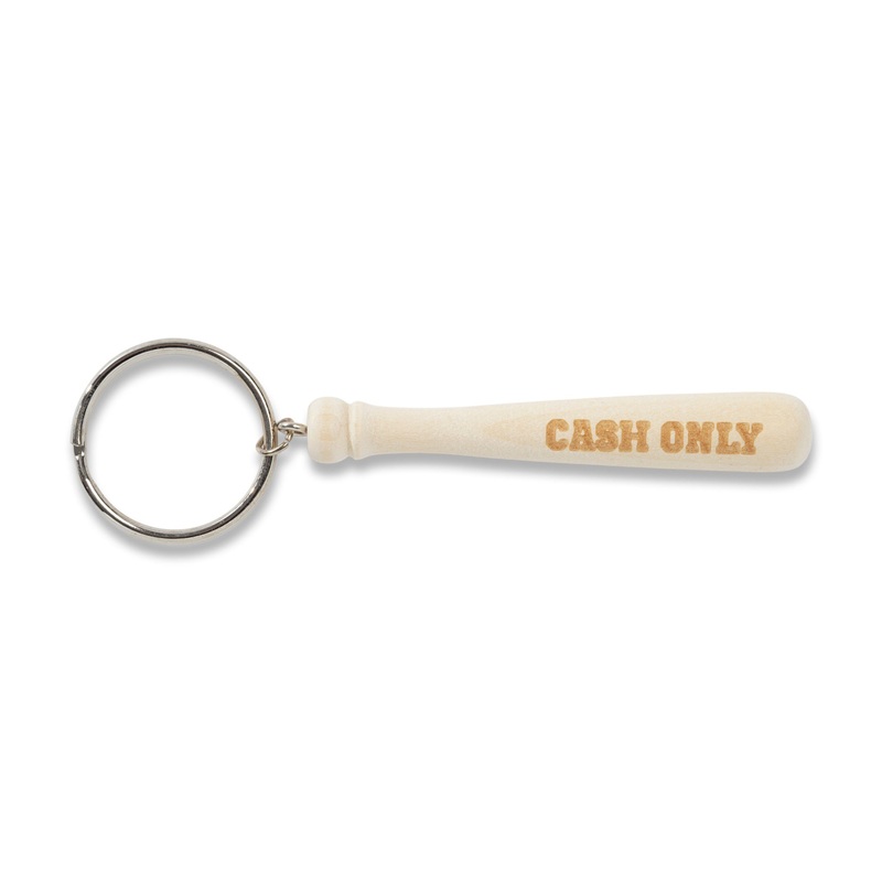 Baseball Bat Key Chain – Pine