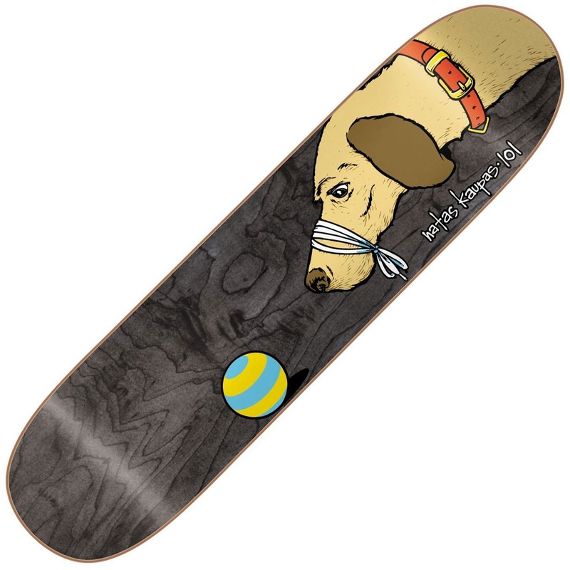 101 Natas Dog Reissue deck, black (7.875″)