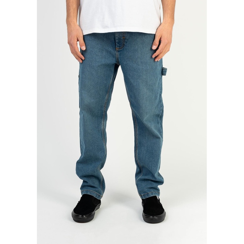 Element Highwater Denim Work Pant Mid Used Blue 31