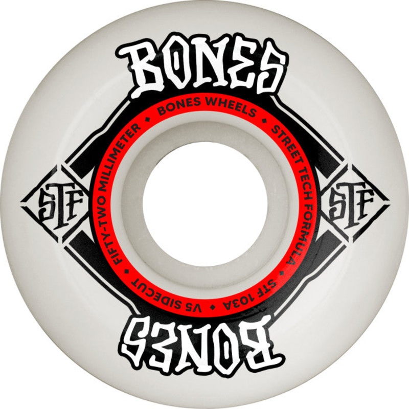 BONES STF Wheels V5 Sidecut 103A 52mm