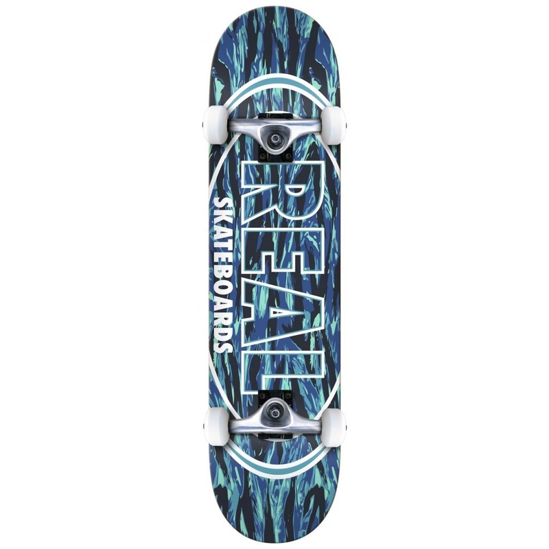 Real Stealth Oval Complete Skateboard – 7.75″