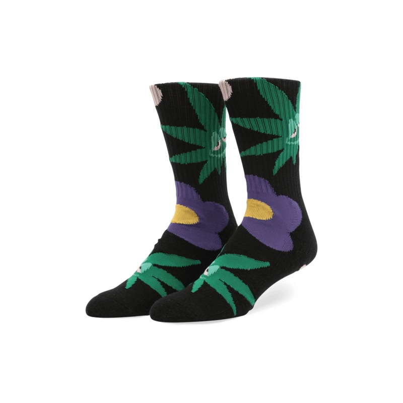 Allergies Crew Sock – Black