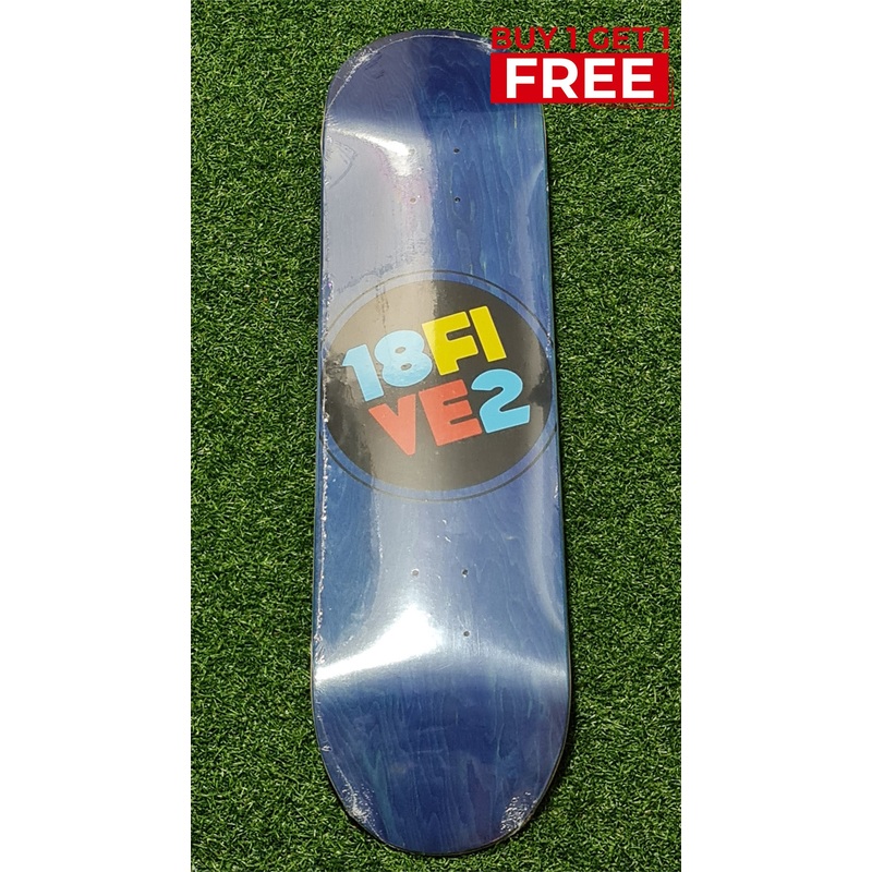 18FIVE2 – 8.25″ Blue OG Big Logo Skateboard Deck