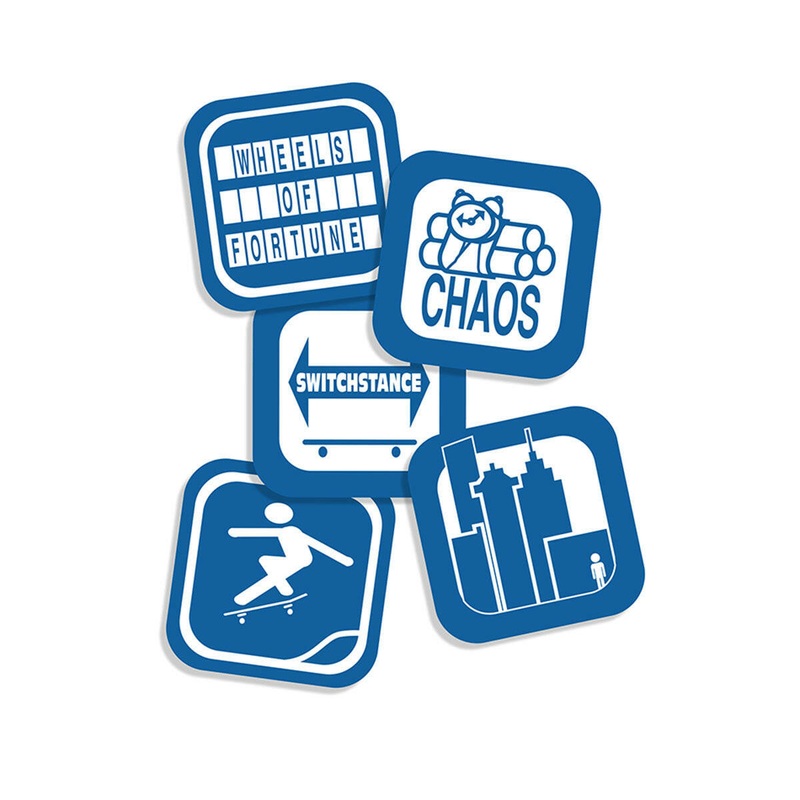 411VM – Assorted Icons Sticker Pack
