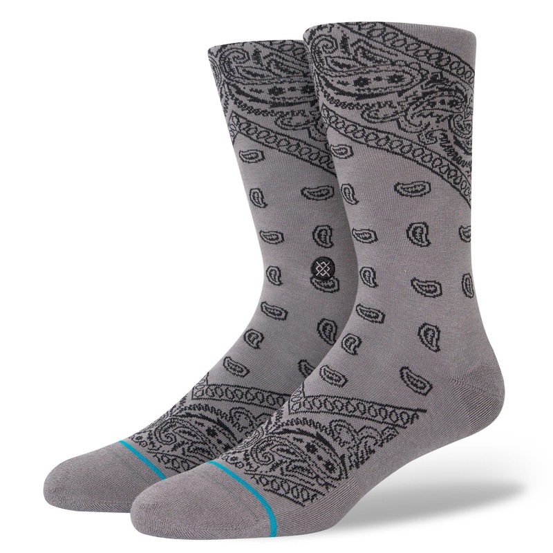 El Barrio Crew Socks – Grey S (3-5.5)