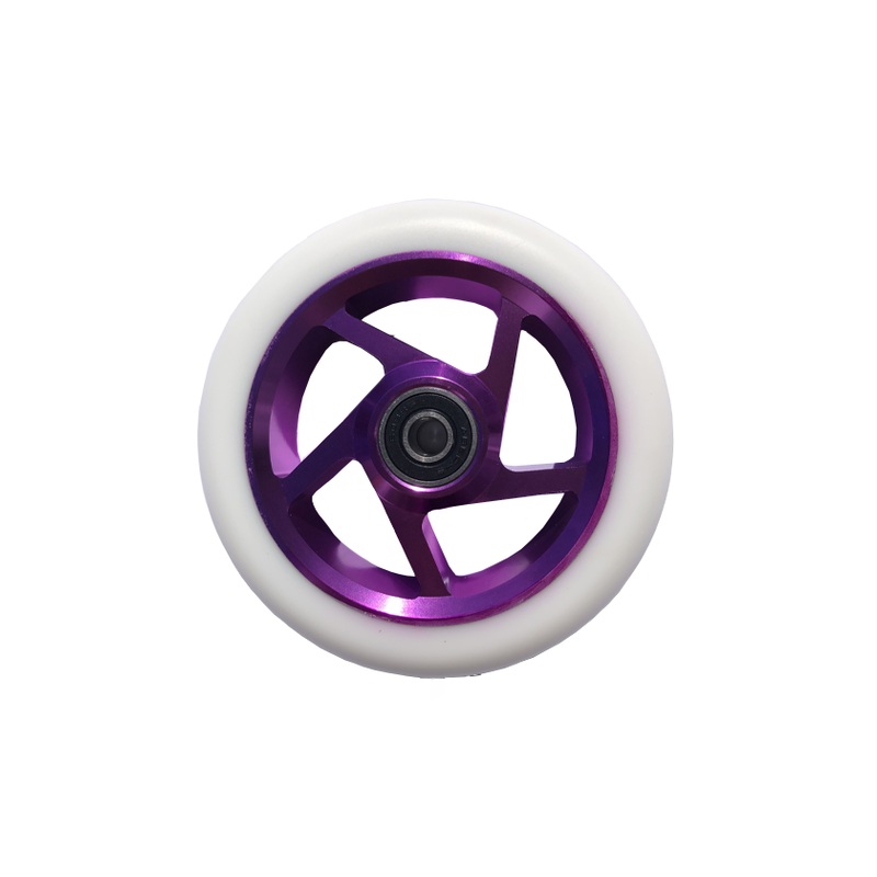 Huoli sw46 Star Scooter Wheels 120mm White/Purple 120mm White/Purple