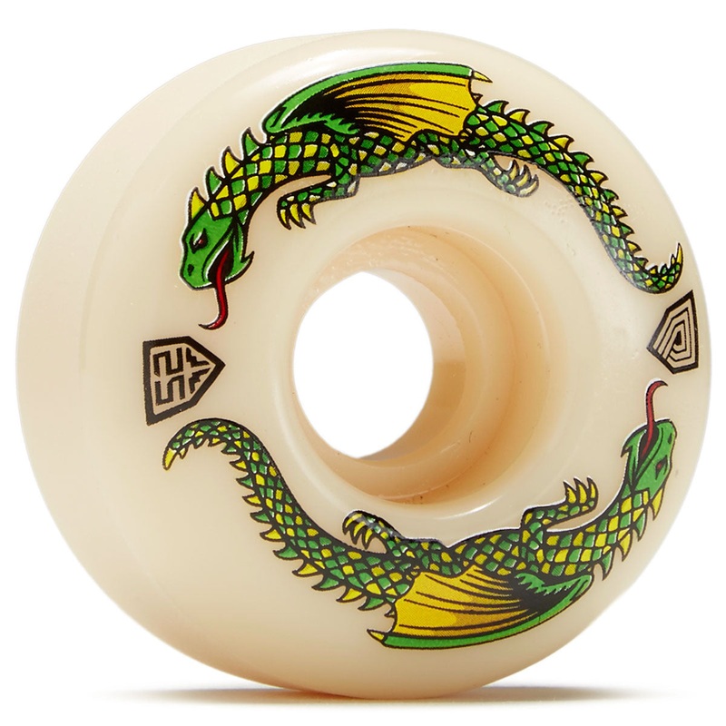 Powell-Peralta Dragon Formula 93A Skateboard Wheels – Off White – 52mm