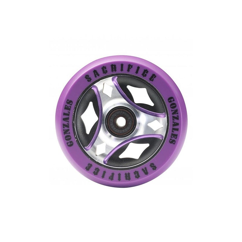 Sacrifice Gonzales Scooter Wheels 110mm Purple Swirl 110mm Purple Swirl