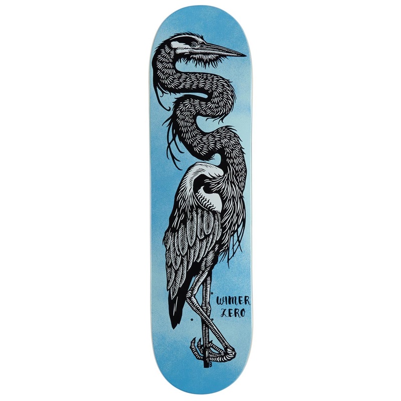 Zero Wimer Heron Skateboard Deck – 8.25″