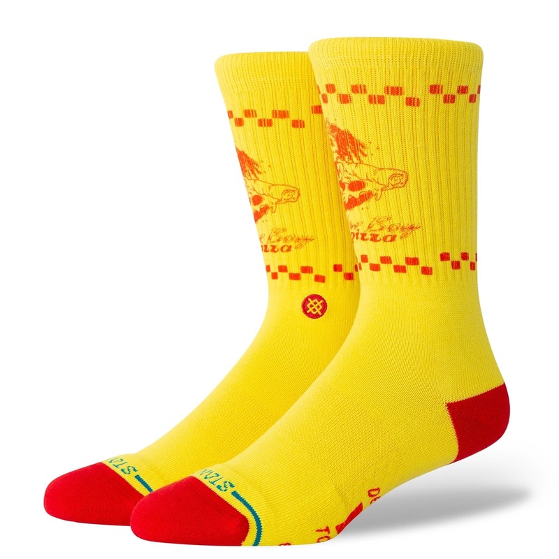 “Stranger Things” Surfer Boy Crew Socks – Yellow S (3-5.5)