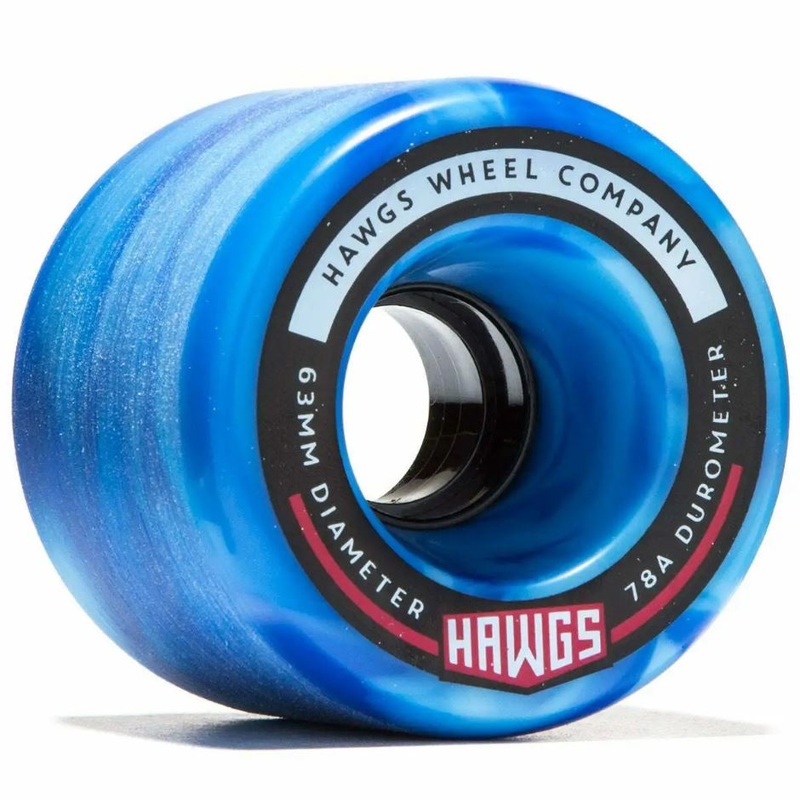 Hawgs Wheels 63mm 78a Fatty Sky Blue Swirl