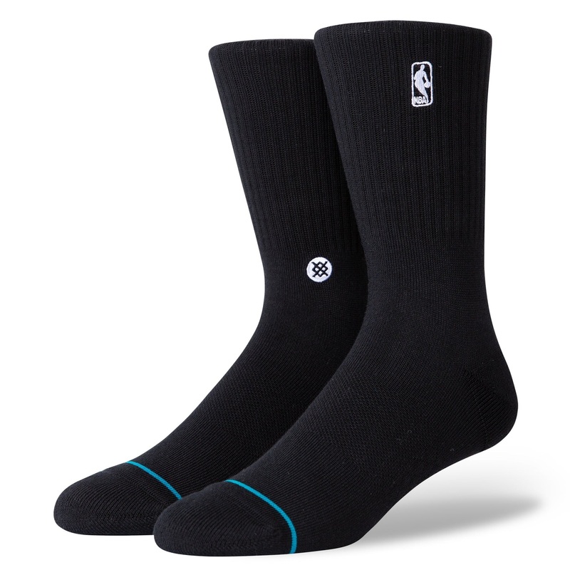 “NBA” Logoman Crew Socks – Black M (6-8.5)