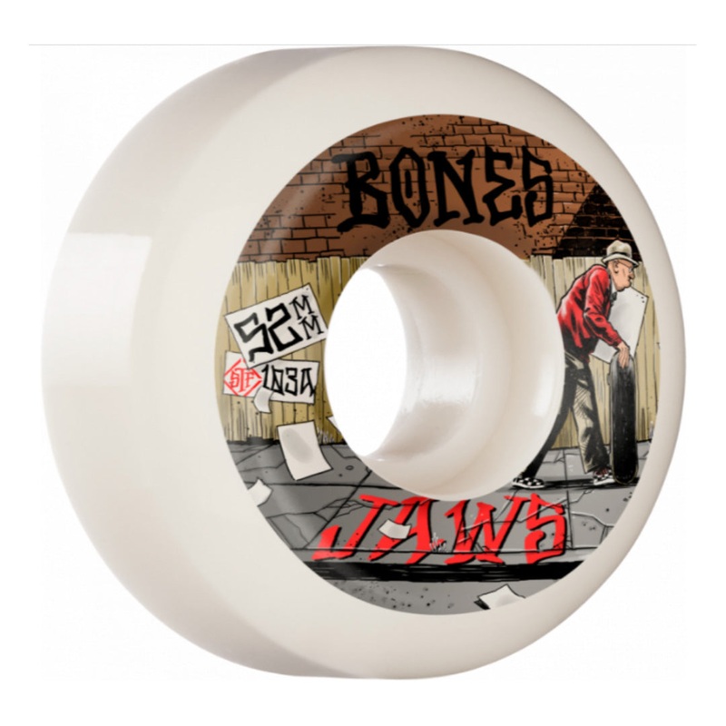 Bones – 52MM 103A Homoki Down 4 Life V5 Sidecut STF Skateboard Wheels