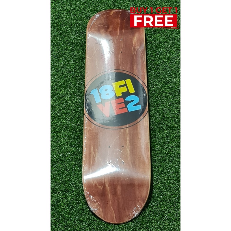 18FIVE2 – 8.0″ Brown OG Big Logo Skateboard Deck
