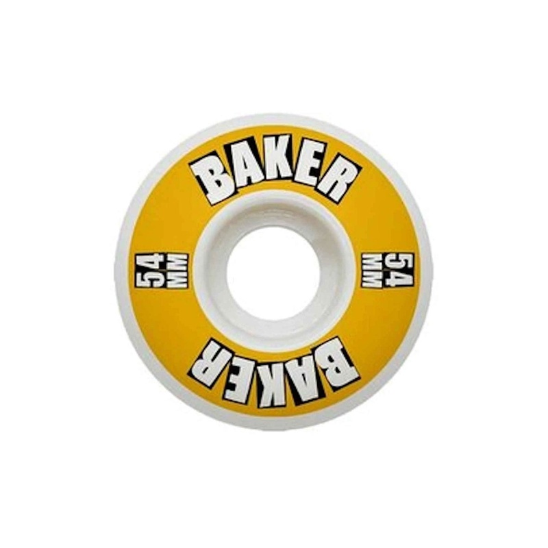 Baker Brand Logo Yellow Wheel (54mm)