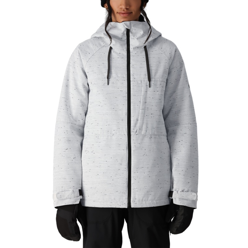 686 ATHENA INSULATED JACKET WHITE SLUB 2025 S